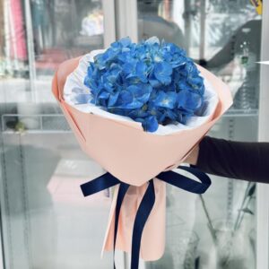 ช่อไฮเดรนเยียฟ้าโบว์สุภาพ