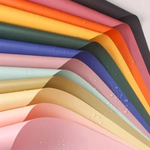 กระดาษห่อช่อดอกไม้กันน้ำ สไตล์เกาหลี สีพื้นและสองสี