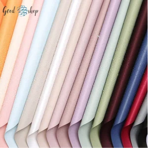 กระดาษห่อช่อดอกไม้กันน้ำ สีพื้นและสองสี แพ็ค 20 แผ่น