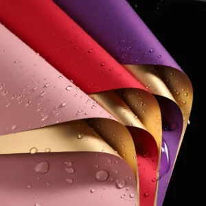 กระดาษโอยะสองสีห่อช่อดอกไม้ กันน้ำ 100% ขนาด 57x57 ซม.