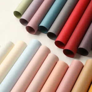 กระดาษห่อของขวัญและช่อดอกไม้ สไตล์เรียบง่าย พร้อมส่ง