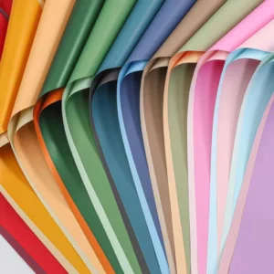 กระดาษห่อช่อดอกไม้ทูโทนสีทอง สไตล์เกาหลี กันน้ำ พร้อมส่ง