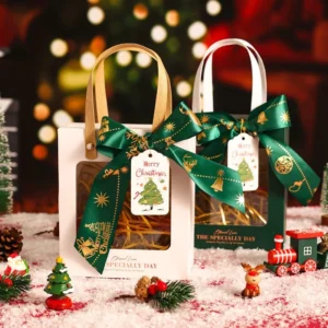 กระเป๋าโท้ทและถุงหน้าต่าง สำหรับบรรจุภัณฑ์ช่อดอกไม้และของขวัญ