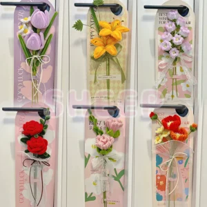 กระดาษรองช่อดอกไม้เจาะรูหิ้ว แพ็คการ์ดกระดาษแข็ง สำหรับงาน DIY