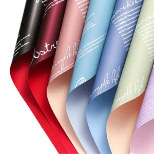 กระดาษห่อดอกไม้ลายหนังสือพิมพ์ซิดนีย์ สำหรับดอกไม้สดและของขวัญ